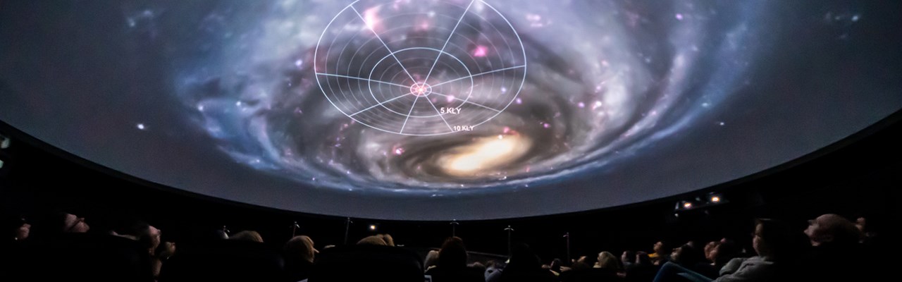 Planetarieshow i Curiosums domteater