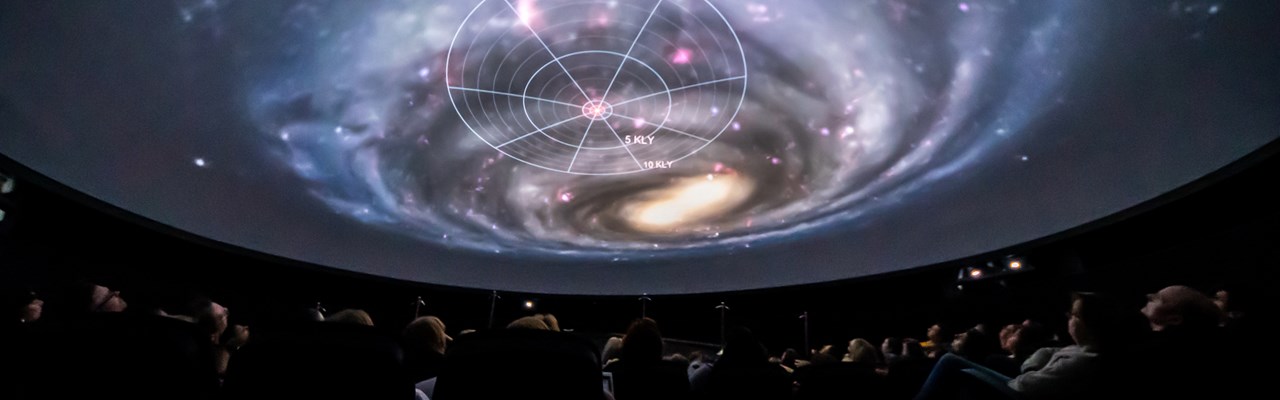 Planetarieshow i Curiosums domteater